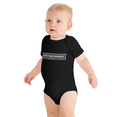 State Your Source Infant Onsie