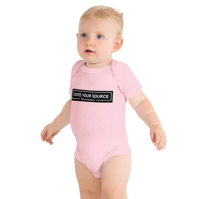 State Your Source Infant Onsie