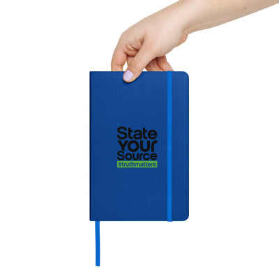 State Your Source- Hardcover Bound Notebook- GREEN