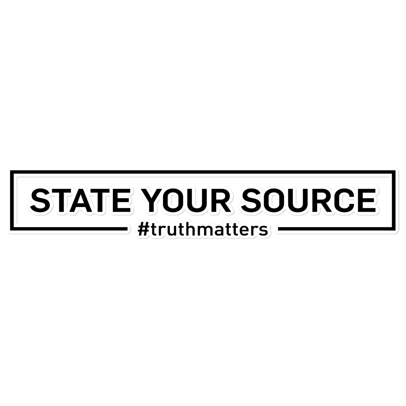 StateYourSource Sticker 1