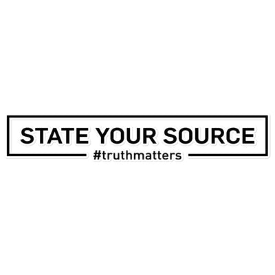 StateYourSource Sticker 1