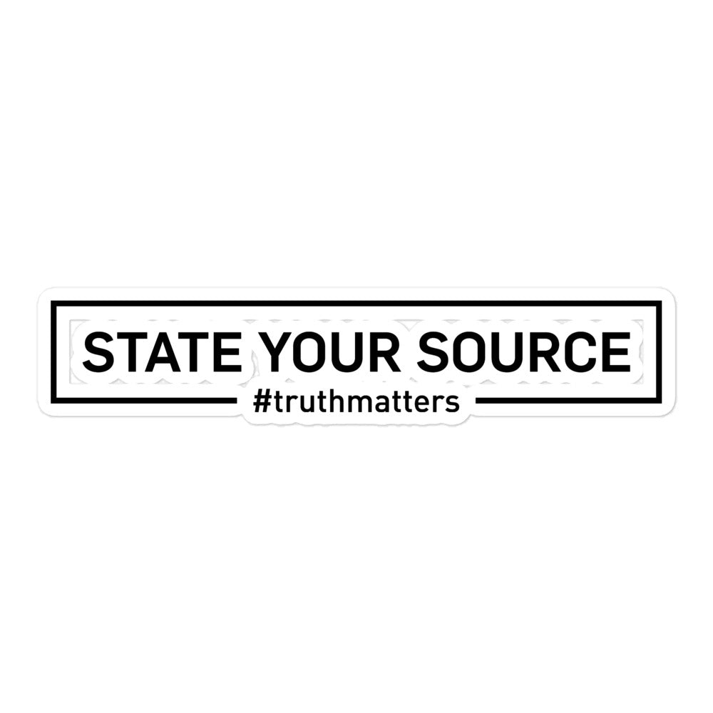 StateYourSource Sticker 1