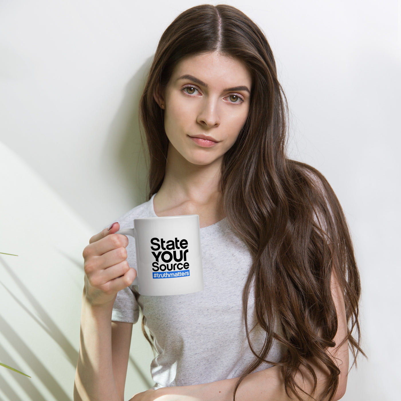 StateYourSource Mug- White