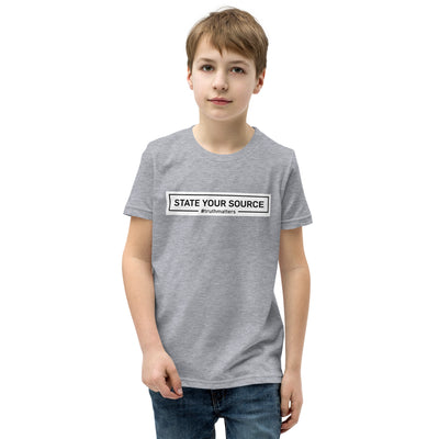 State Your Source- Youth Short Sleeve T-Shirt 2