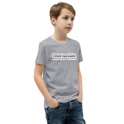 State Your Source- Youth Short Sleeve T-Shirt 2