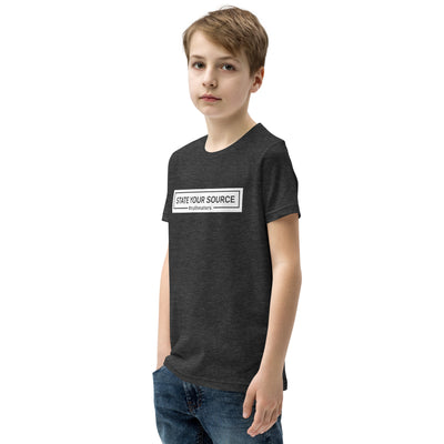 State Your Source- Youth Short Sleeve T-Shirt 2