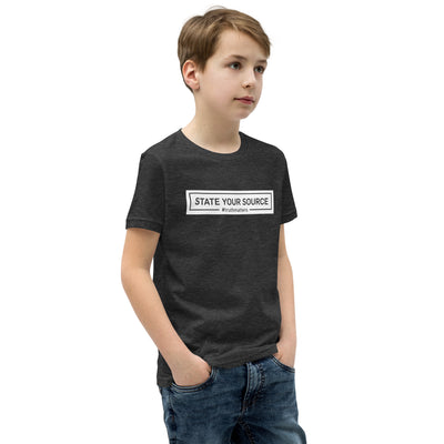 State Your Source- Youth Short Sleeve T-Shirt 2