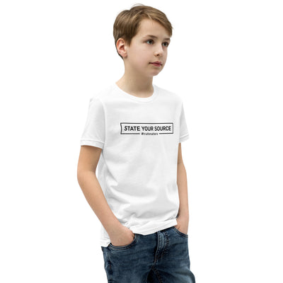 State Your Source- Youth Short Sleeve T-Shirt 2